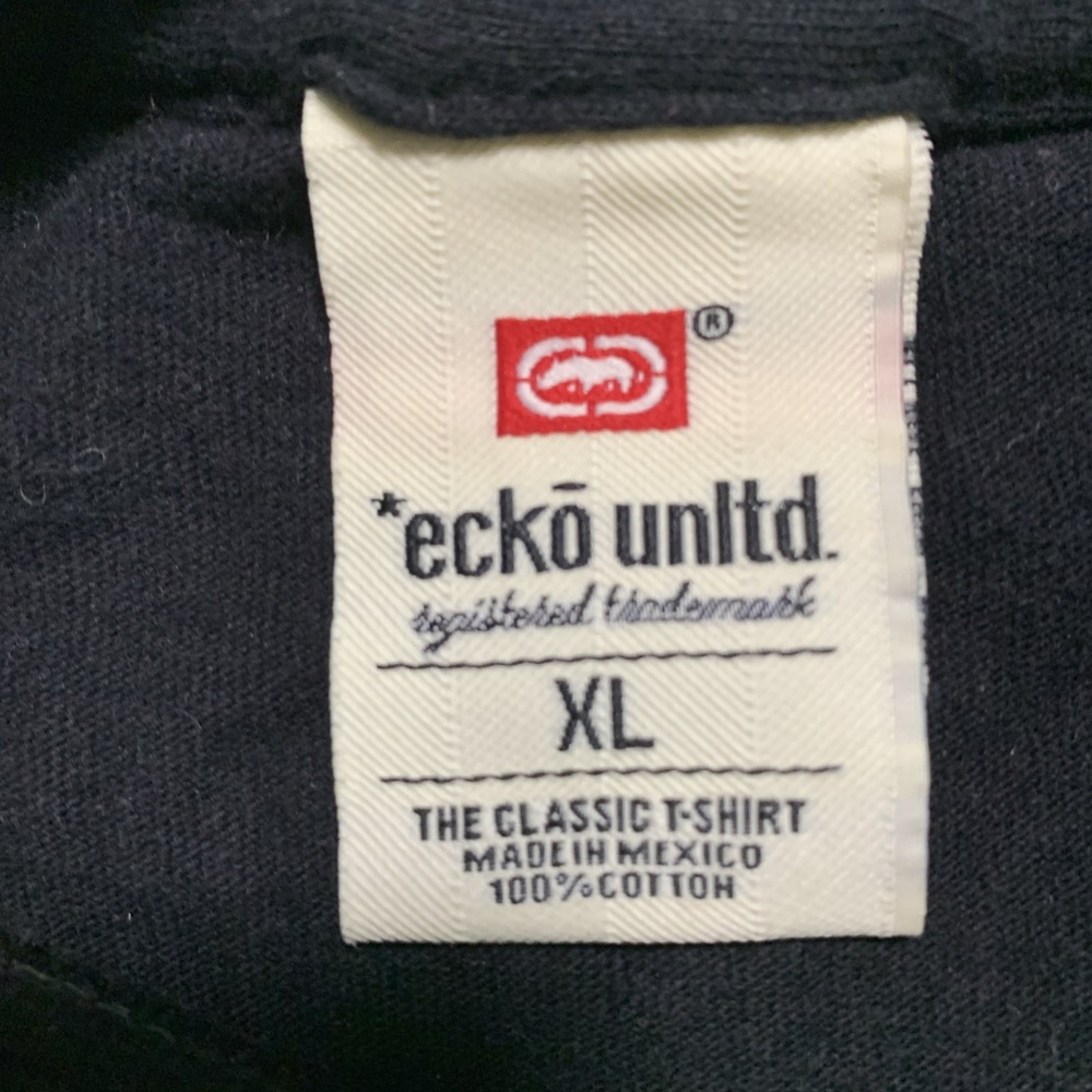 VTG Ecko Unltd Graffiti Graphic T Shirt Mens XL Black Los Angeles Wildstyle Y2K - Picture 6 of 9